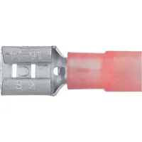 Cimco geïsoleerde vlakstekerhuls 2,8x0,5mm voor 0,5-1mm² - rood per 100 stuks (180250)