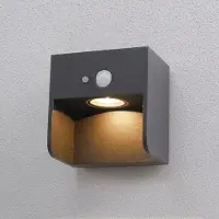 LumenXL Solar wandlamp voor buiten met sensor Camila