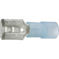 Cimco geïsoleerde vlakstekerhuls 4,8x0,5mm voor 1,5-2,5mm² - blauw per 100 stuks (180258)