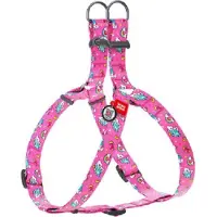 Waudog Unicorns Harnas / Hondentuigje - Nylon - Gratis QR-tag - Breedte: 15 mm - Borstomtrek: 40 - 55 cm (GELIEVE ALVORENS BESTELLEN OPMETEN)