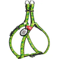 Waudog Advacado Harnas / Hondentuigje - Nylon - Gratis QR-tag - Breedte: 10 mm - Borstomtrek: 28 - 40 cm (GELIEVE ALVORENS BESTELLEN OPMETEN)