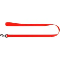Waudog Waterproof Hondenlijn / Hondenriem - Collartex - Rood - Breedte: 1,5 cm - Lengte: 122 cm