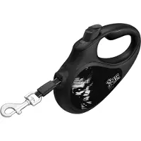 Waudog Rollijn / Hondenlijn - Tape - Batman Joker Black - Maat: S - Lengte: 5 meter - Geschikt voor honden tot maximaal 15 kg.