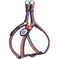 Waudog Line Harnas / Hondentuigje - Nylon - Gratis QR-tag - Breedte: 10 mm - Borstomtrek: 28 - 40 cm (GELIEVE ALVORENS BESTELLEN OPMETEN)