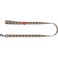 Waudog Glamourous Skulls Hondenlijn / Hondenriem - Nylon - Breedte: 2,5 cm - Lengte: 122 cm - Geschikt voor grote honden