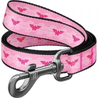 Waudog Wonder Woman Hondenlijn / Hondenriem - Nylon - Roze - Breedte: 15 mm - Lengte: 122 cm