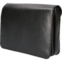 LEATHER DESIGN Schoudertas met Overslag Revival Vintage Zwart