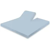 Eleganzzz Splittopper Hoeslaken Jersey Katoen Stretch - licht blauw 160x200cm
