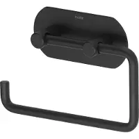Tiger Rondo - WC rolhouder zonder klep - Zonder boren - 3M tape - Mat zwart