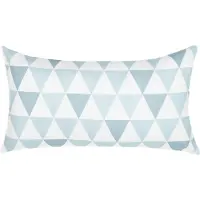 Beliani TRIFOS - Buitenkussen-Blauw-Polyester