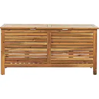 Beliani RIVIERA - Kist-Lichte houtkleur-Acaciahout