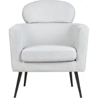 Beliani SOBY - Fauteuil-Grijs-Polyester