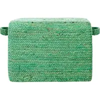 Beliani DHADAR - Poef-Groen-Jute