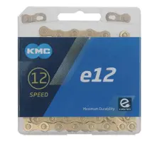 Kmc 12-speed e-bike ketting - Ti-Ni coating - Goud - Versterkte pen - 130 schakels