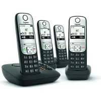 Gigaset A690A Quattro zwart - Telefoon, Telefoon, Zwart
