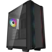 DeepCool PC behuizing - - CC560 ARGB V2 (Zwart) - Mid tower - ATX-formaat - Geoptimaliseerde luchtcirculatie