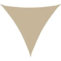 vidaXL Zonnescherm driehoekig 4x4x4 m oxford stof beige