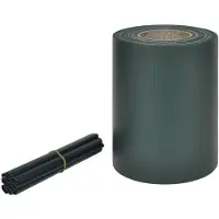 vidaXL Privacystrip 70x0,19 m PVC groen