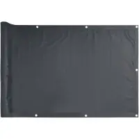 vidaXL Balkonscherm 90x300 cm oxford stof antraciet