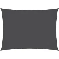 vidaXL Zonnescherm rechthoekig 3x4,5 m oxford stof antracietkleurig