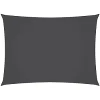 vidaXL Zonnescherm rechthoekig 2,5x4,5 m oxford stof antracietkleurig