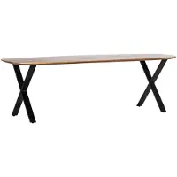 Giga Meubel Eettafel Gordon Bruin Deens Ovaal 200cm
