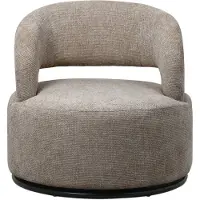Giga Meubel Draaifauteuil Eliza Taupe