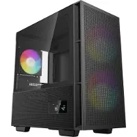 DeepCool PC Behuizing - - CH360 Digital - Zonder voeding - Mini toren - M-ATX formaat - Zwart