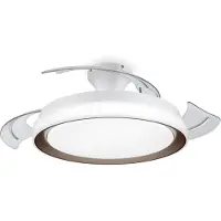 Philips Bliss Plafondventilator 28 W, 35 W (Ø x h) 510 mm x 418 mm Goud Met lamparmatuur, Timer