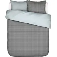 Essenza & Co Dekbedovertrek Pied De Cool Black Katoen-240 x 200 / 220 cm | Lits-Jumeaux