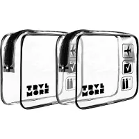 TRVLMORE Toilettas Transparant - Waterdicht - Dames - Heren - Mannen - Vrouwen - 2 Stuks