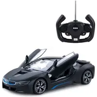 Rastar BMW I8 Mat Zwart 1:14 R/C