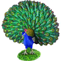 Collecta Figurine - Pauw - (L) - Boerderijdieren - Handgeschilderd - Miniatuur