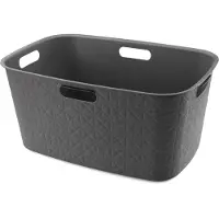 Curver Softex wasmand 45L Antraciet antraciet Kunststof Wasmand