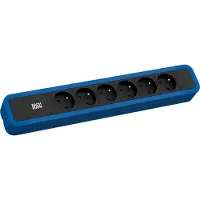 Bachmann PRIMO 2, 6-voudige stekkerdoos, 2,0 meter, CEE7/7, RAL5010