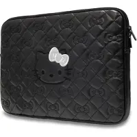 Hello Kitty Mouw HKCSZPEKHBPK 14" czarny/zwart Zip PU Quilted Strikken (14"), Laptoptas, Zwart