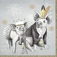 IHR Servetten "Party Pigs" 33x33 cm