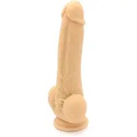 Kiotos COX Siliconen Dildo 23 cm x 4 cm - beige