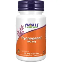 Now Pycnogenol 100 mg (60 Capsules) - antioxidanten, pycnogenol - pycnogenol - pycnogenol