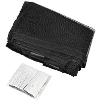 Northix Anti-Muggen Gordijn - Vliegenscherm met Magnetische Sluiting - Zwart