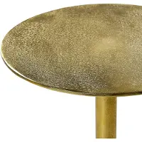 Beliani COLIBRI - Bijzettafel-Goud-Aluminium