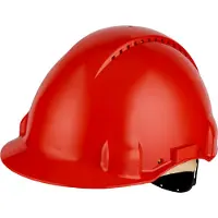 3M Peltor G3000DUV-RD Veiligheidshelm Met Pinlock - Rood - Leren Sweatband