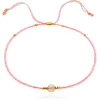 Deja Jewels Deja Armband Miyuki Glas kralen - Pink