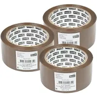 Benson Verpakkingstape - 3x - bruin - 48mm x 66m - verpakkingsbenodigdheden voor kantoor/thuis - Tape (klussen)