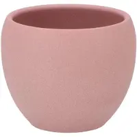 DK Design Bloempot Vinci - lichtroze mat - voor kamerplant - 11x14 cm - Plantenpotten