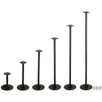 BREG Dekzeil - afdekzeil - steunpaal - Hoogte: 30 < > 140 cm