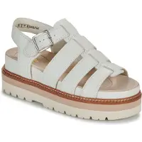 Clarks Dames Orianna Twist D-Fit Sandalen Off White