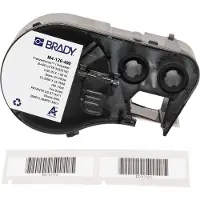 Brady M4C-1000-595-CL-BK tape vinyl zwart op transparant | 25,4 mm x 6,1 m (origineel)