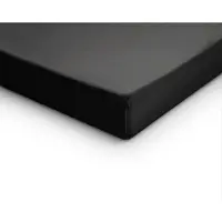 Primaviera Deluxe Splittopper Hoeslaken Satin Black Satijn-180 x 220 cm