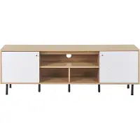 Beliani PALMER - TV-kast-Lichte houtkleur-MDF